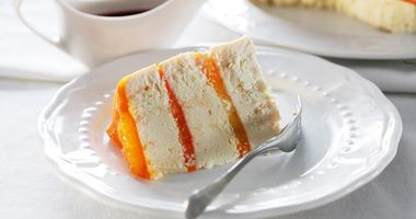 Рецепт Творожной пасхи с апельсиновым желе и соусом из кагора