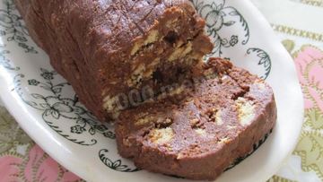 Рецепт Домашнего Щербета из печенья с изюмом