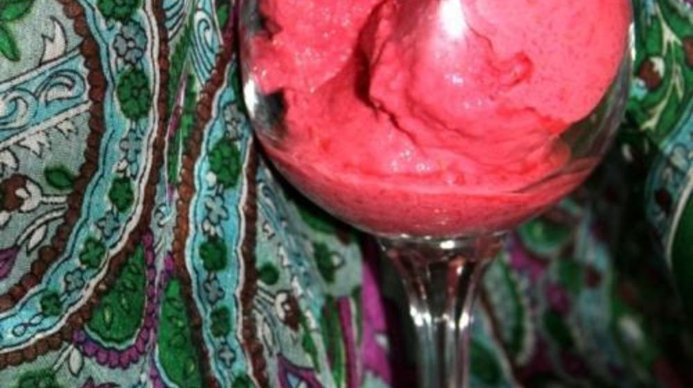 Как приготовить малиновый щербет