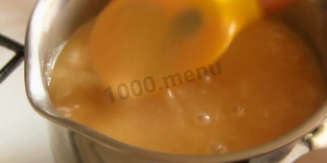 Рецепт щербета с арахисом по-домашнему