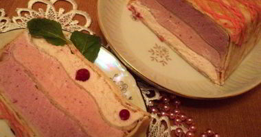 Рецепт Блинного террина с ягодно-сливочным суфле