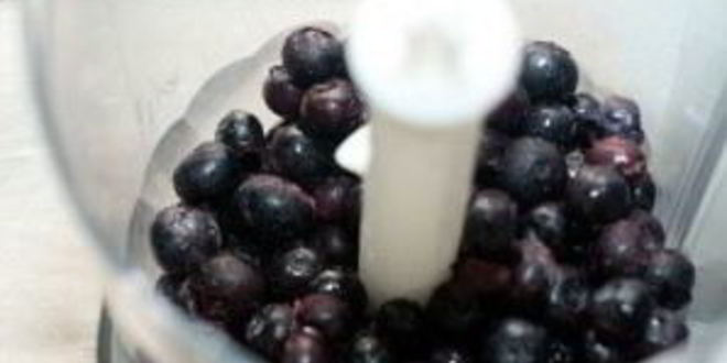 Рецепт черничного суфле на маскарпоне