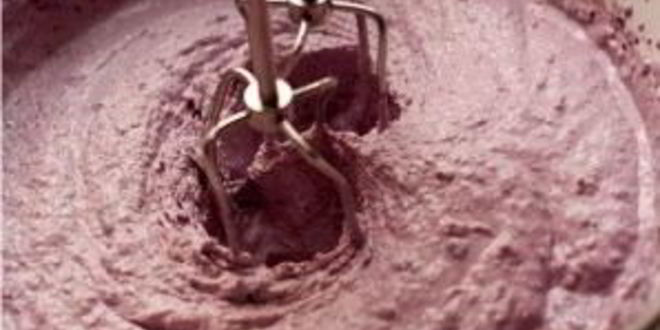 Рецепт черничного суфле на маскарпоне