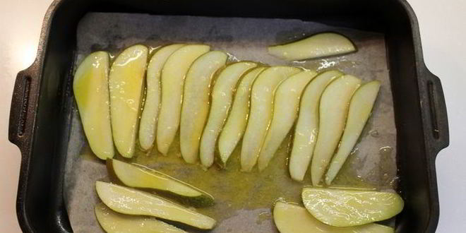 Рецепт дважд запеченное суфле горгонзола и карамелизованная груша