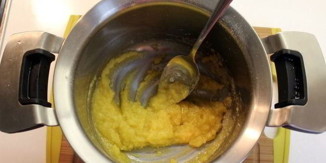 Рецепт дважд запеченное суфле горгонзола и карамелизованная груша