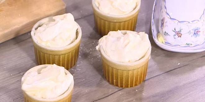 Рецепт кокосового суфле с ананасом