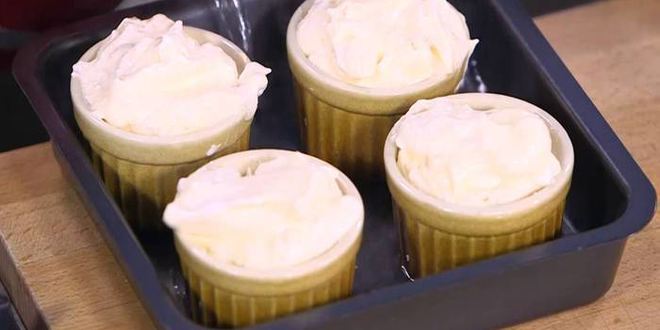 Рецепт кокосового суфле с ананасом