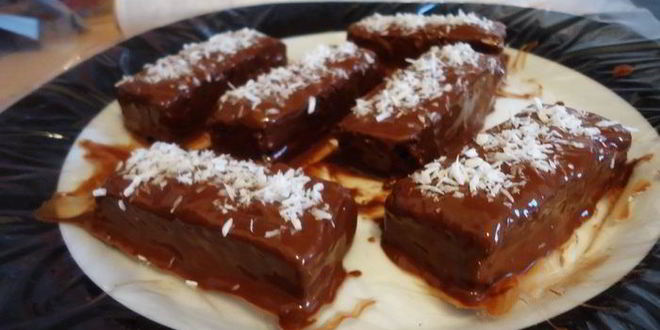 Рецепт конфет романтика ночи с миндально-творожным суфле