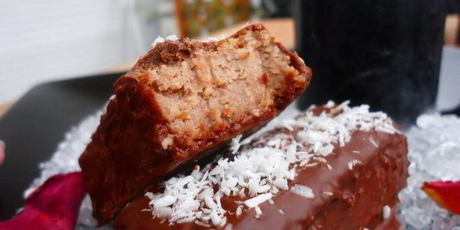 Рецепт конфет романтика ночи с миндально-творожным суфле