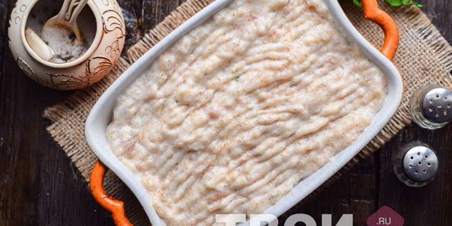 Рецепт мясного суфле для детей