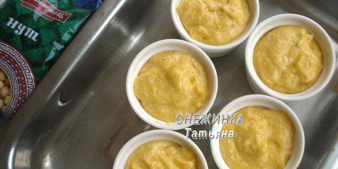 Рецепт нутового суфле