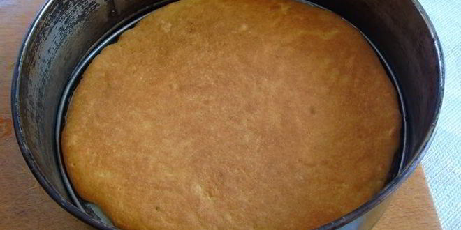 Рецепт шифонового лимонного торта-суфле