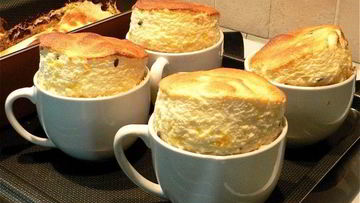 Рецепт Суфле из курицы с сыром