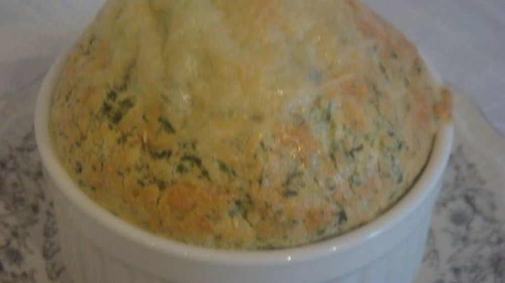 Как приготовить суфле из шпината с пармезаном