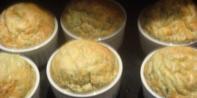 Рецепт суфле из шпината с пармезаном