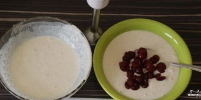 Рецепт суфле с вишней