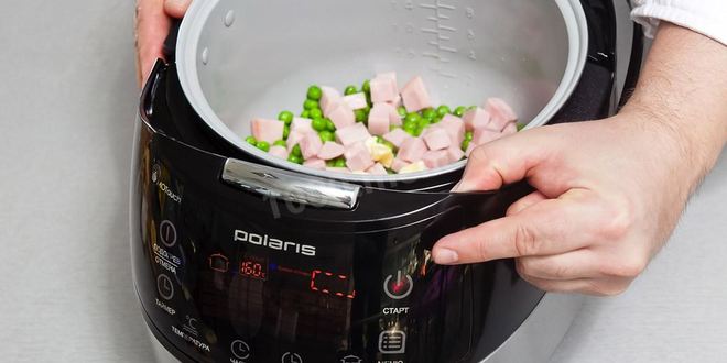 Рецепт яичного суфле с ветчиной в мультиварке