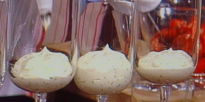 Рецепт базиликового тирамису с клубникой