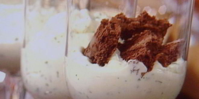 Рецепт базиликового тирамису с клубникой