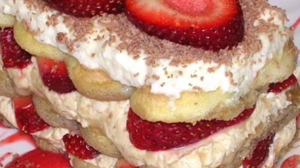 Как приготовить клубничный тирамису для двоих