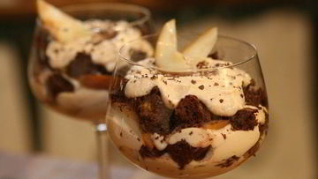 Рецепт Шоколадного тирамису с грушей