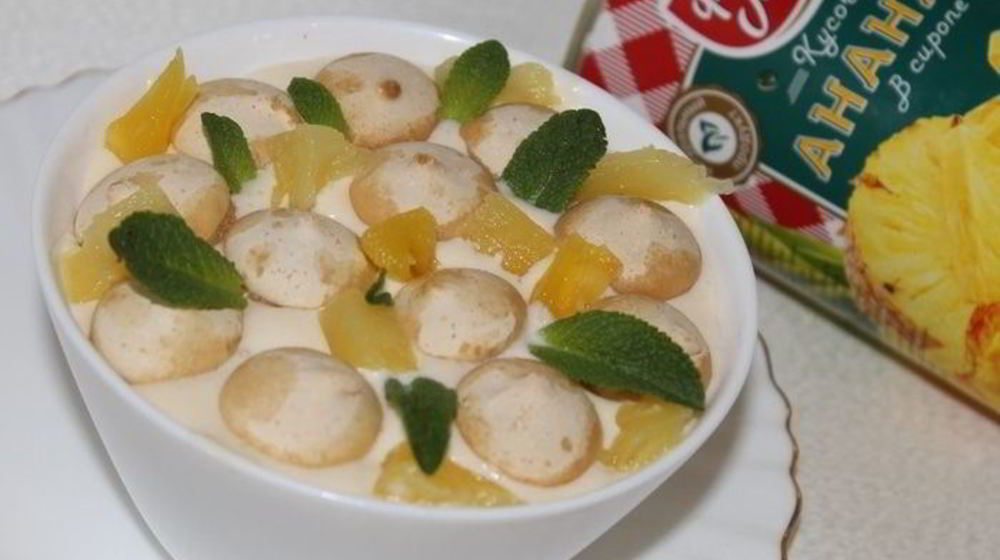 Как приготовить тирамису ананасовое