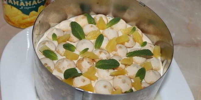 Рецепт тирамису ананасового