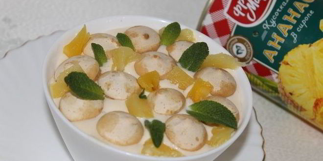 Рецепт тирамису ананасового