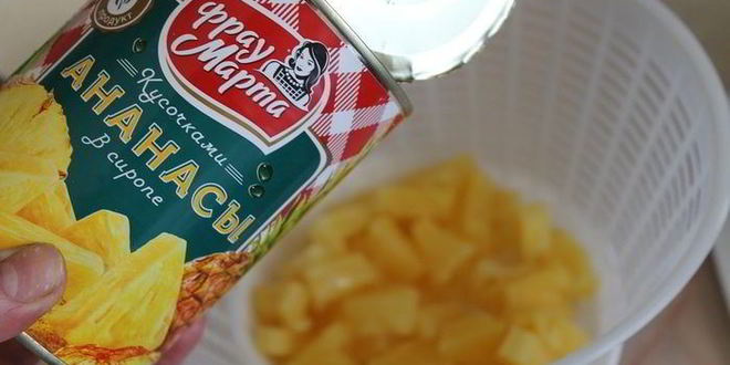 Рецепт тирамису ананасового