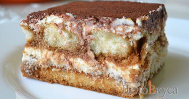 Рецепт Тирамису без добавления яиц
