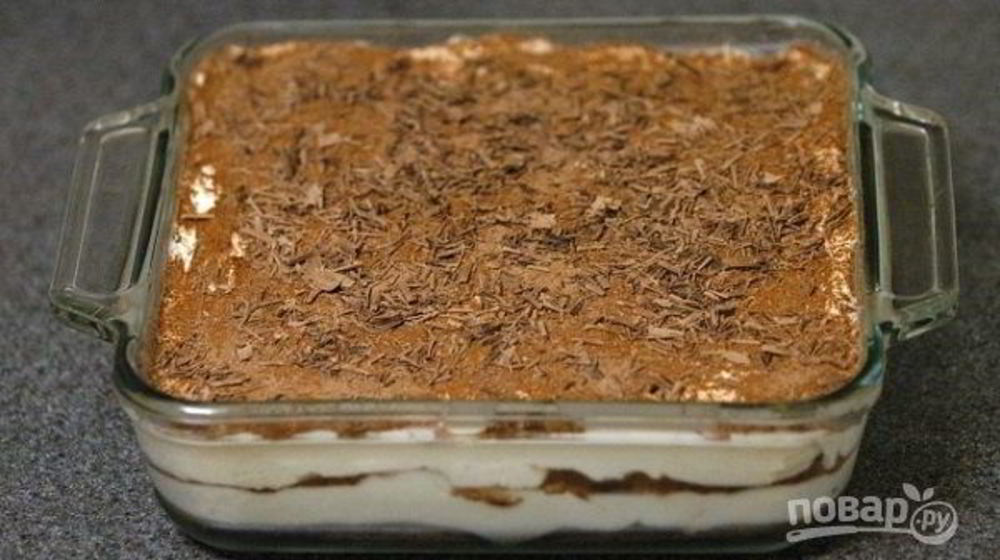 Как приготовить тирамису минутка