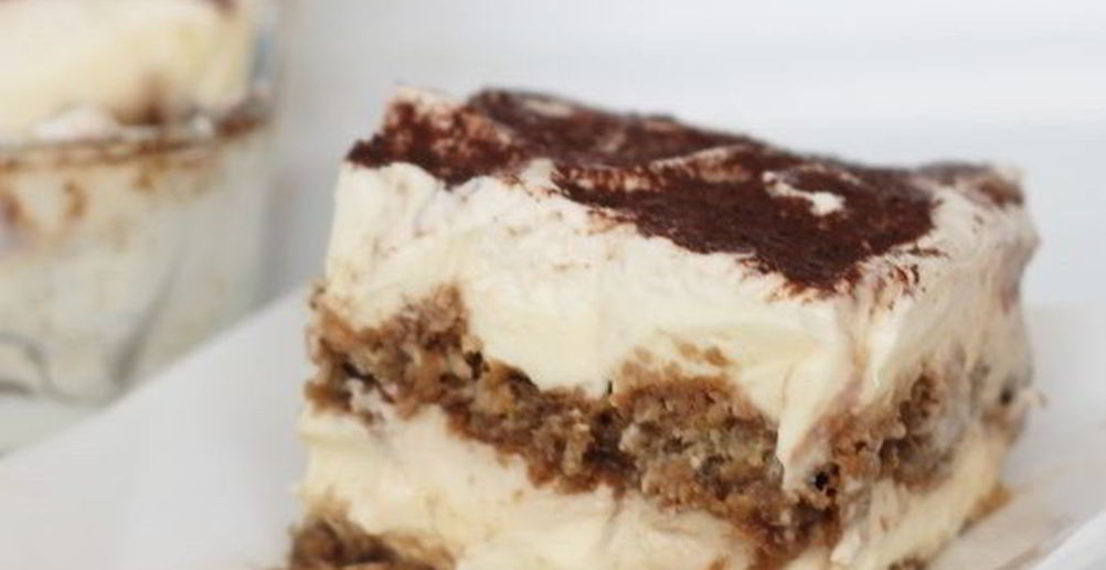 Рецепт тирамису с апельсиновым джемом и горьким шоколадом