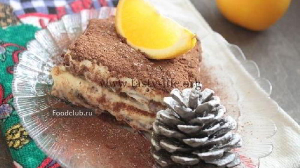 Как приготовить тирамису с апельсиновым джемом и горьким шоколадом