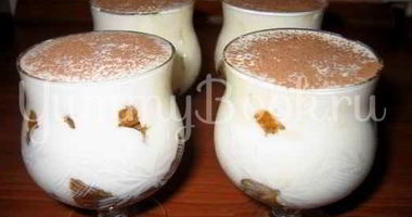 Рецепт Тирамису в бокалах