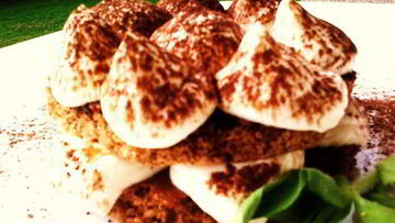 Рецепт Тирамису в форме цветка Dalia