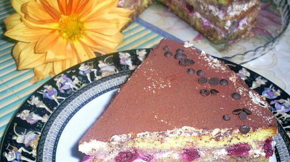 Как приготовить творожный торт-десерт с пьяными вишнями в стиле тирамису