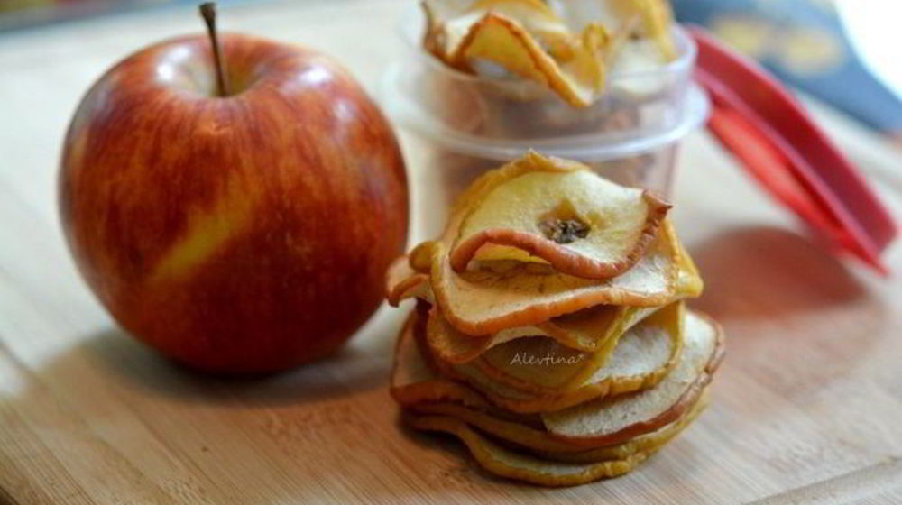 Как приготовить яблочные чипсы