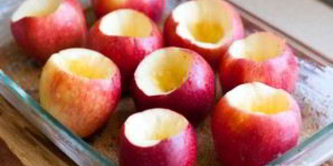 Рецепт запеченных яблок с овсянкой