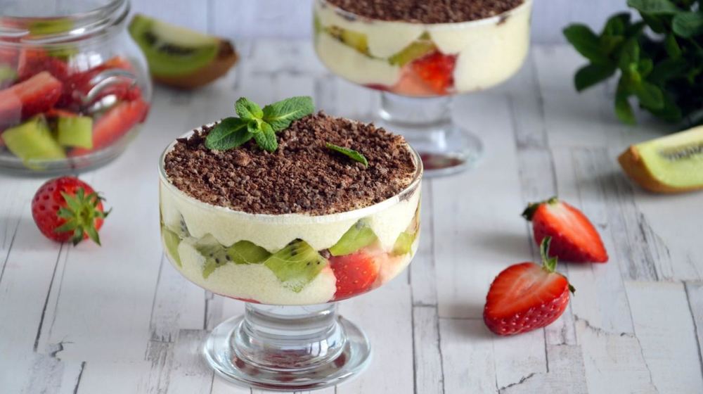 Как приготовить фрукты в зефирном креме