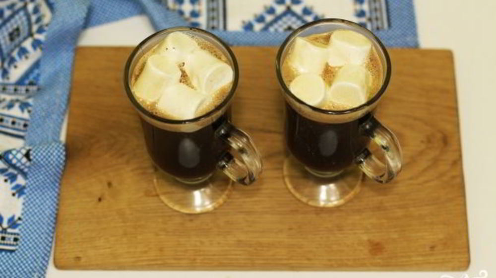 Как приготовить кофе с зефиром