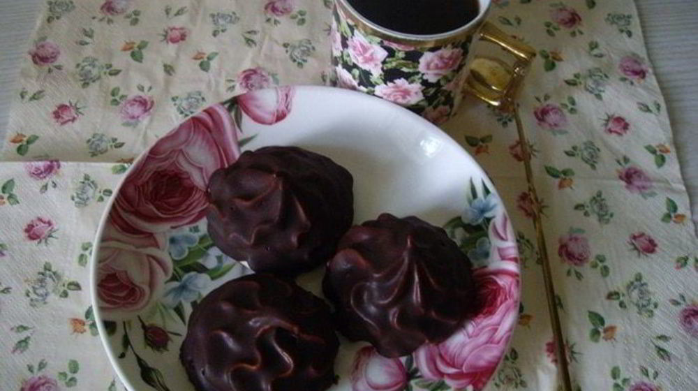 Как приготовить зефир малиновый в шоколаде