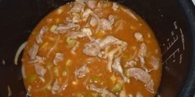 Рецепт азу из свинины в мультиварке