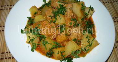 Рецепт Азу по-домашнему из мультиварки