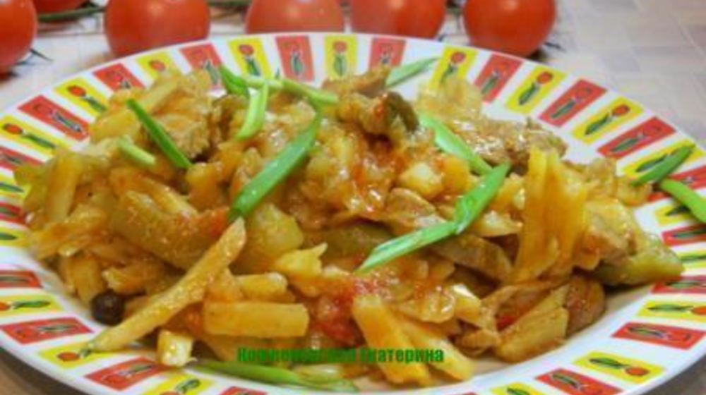 Как приготовить азу по-татарски с картофелем