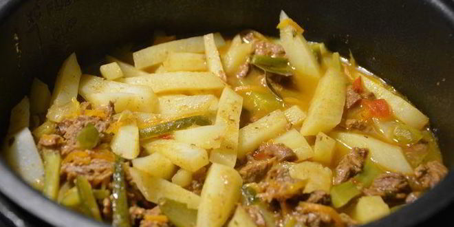 Рецепт азу по-татарски в мультиварке