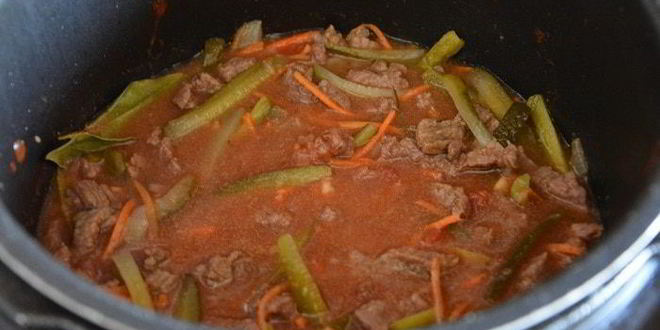 Рецепт азу по-татарски в мультиварке