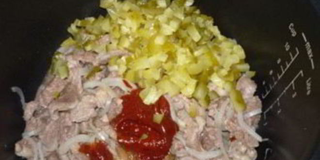 Рецепт азу с картошкой в мультиварке