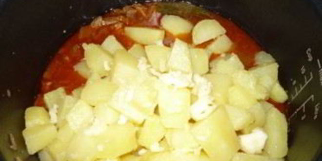 Рецепт азу с картошкой в мультиварке