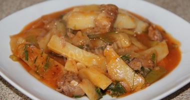 Рецепт Азу с тушенкой