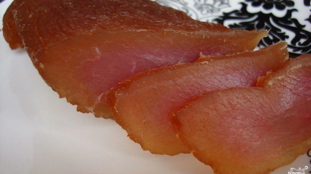 Как приготовить бастурму из индейки с коньяком